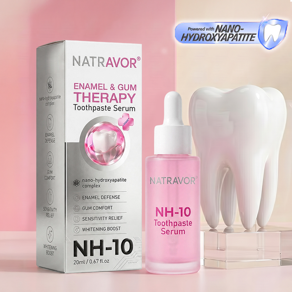 🦷 Natravor® Thismile NH-10 Nano-Hydroxyapatite Serum – Enamel Care, Gum Comfort & Whitening Support