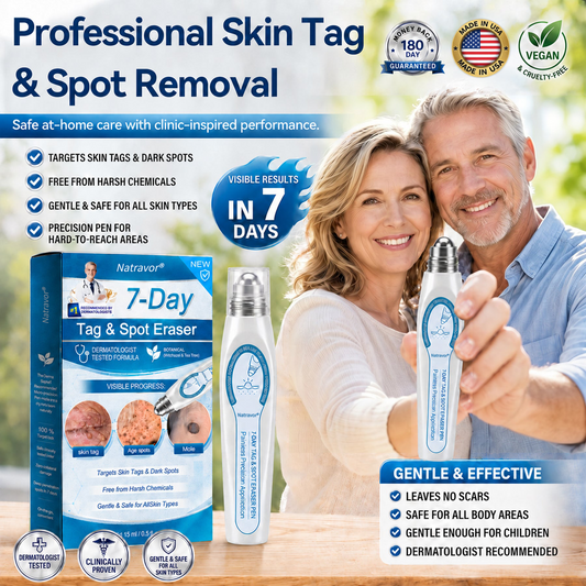 🎁 Only 5 Left — Get Your Second One 50% OFF! ✅🎉 Natravor® 7-Day Tag & Spot Care Pen | Easy Rollerball Skin Care Solution
