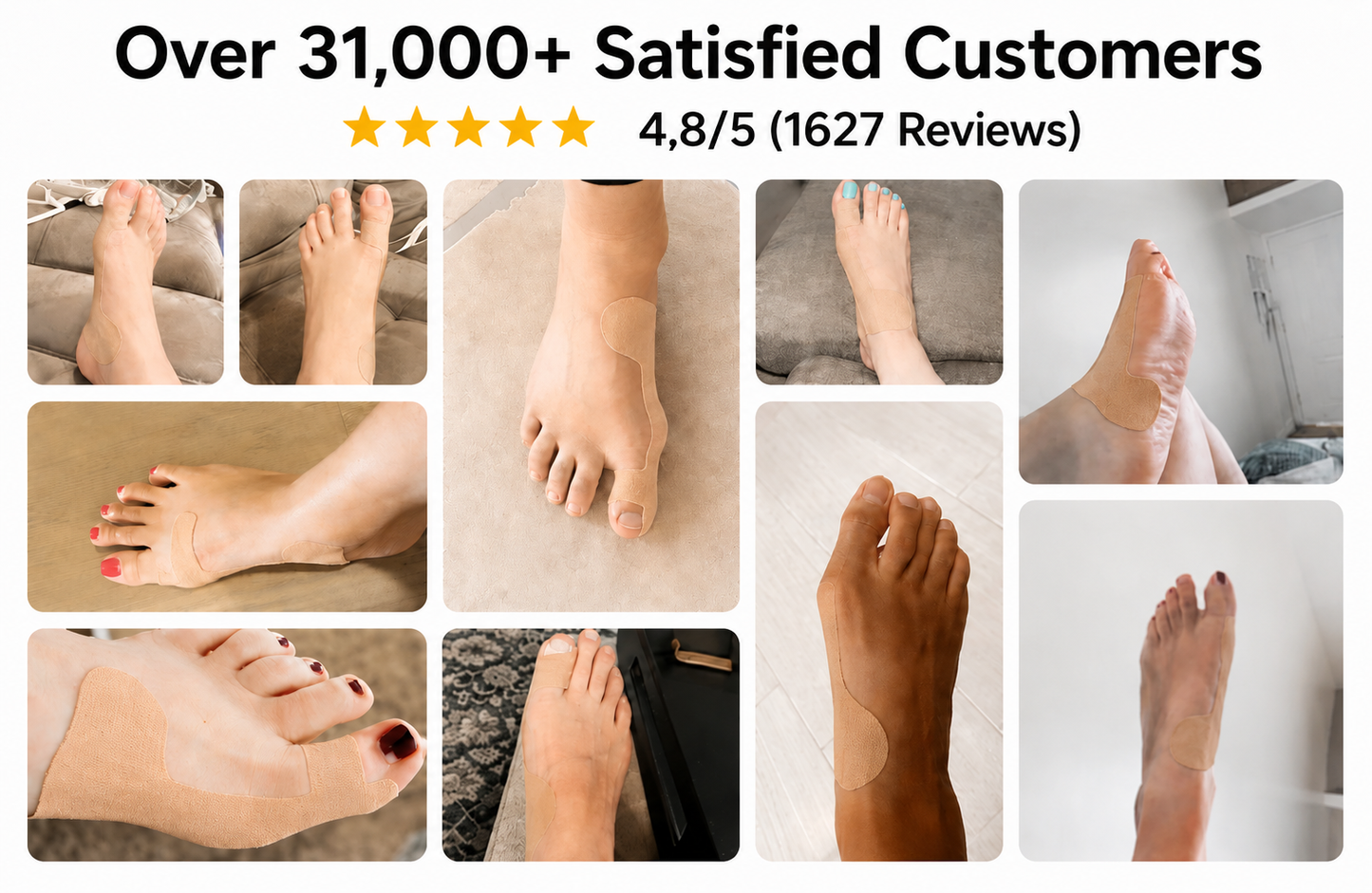 🏅Natravor® Botanical Bunion Comfort Patch 👠💃（Physical Stretch Support + Botanical Comfort Formula)